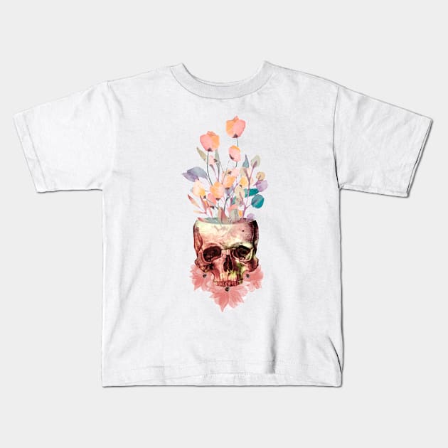 The human vase Kids T-Shirt by phxartisans